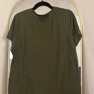 “a new day” Olive Short Sleeve Women’s Tee